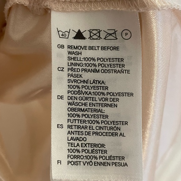 H&M Greek goddess, delicate white dress size 4 - Picture 5 of 6